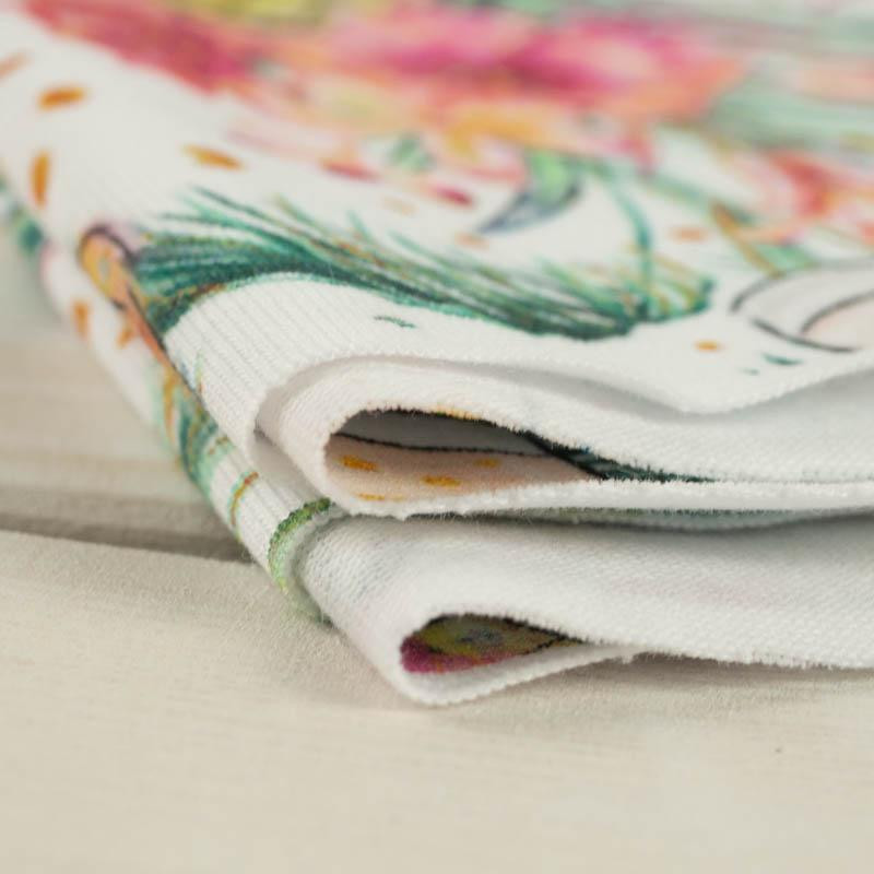 ANANASOWY DRINK - dresówka pętelkowa