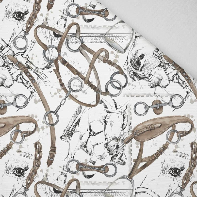 JEŹDZIECTWO (HOBBY I ZAWODY) / biały - Panama 220g