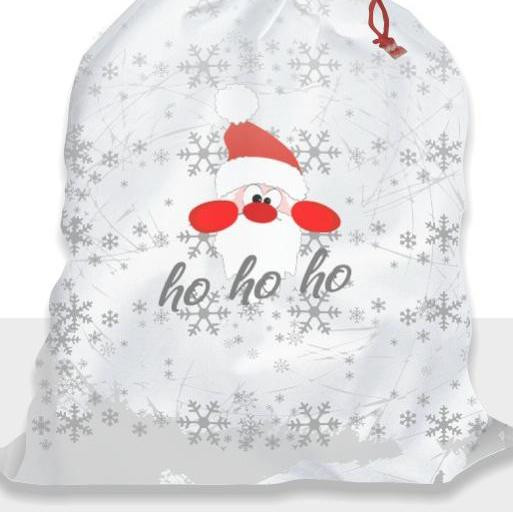HO HO HO / biały - panel tkanina bawełniana / Rozmiar do wyboru