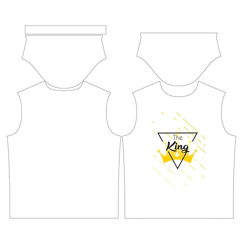 T-SHIRT MĘSKI - THE KING - single jersey