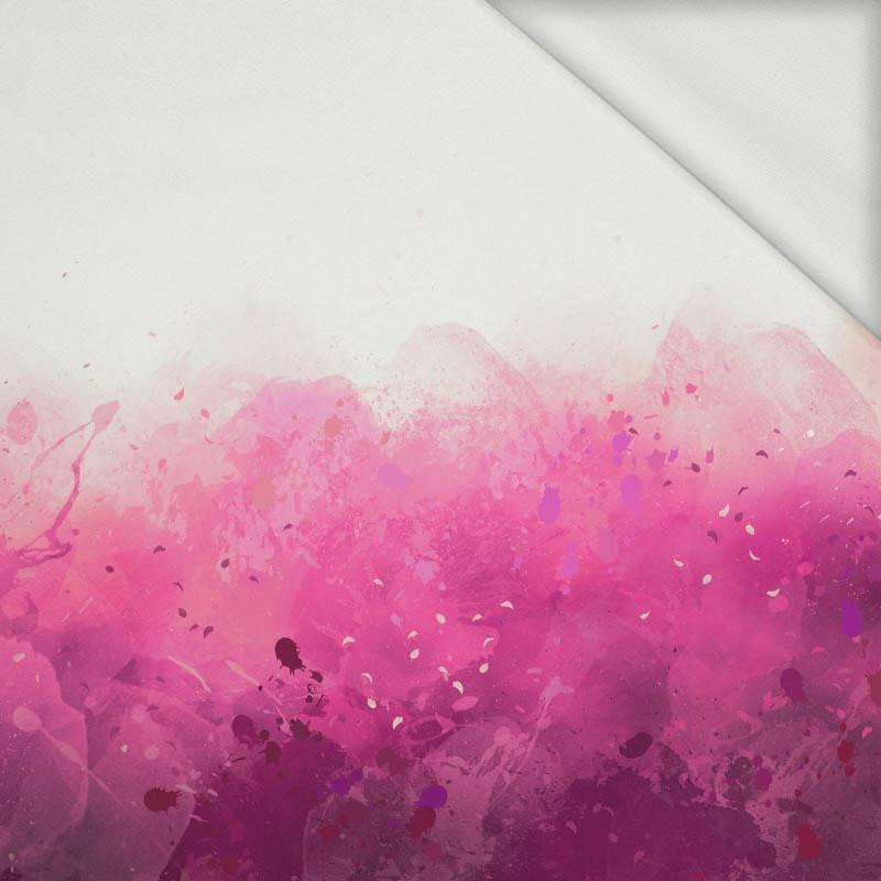 KLEKSY (fuksja) - panel dzianina pętelkowa