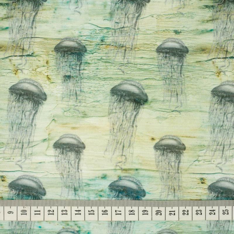 MEDUZY (MORSKA OTCHŁAŃ)  - dresówka pętelkowa