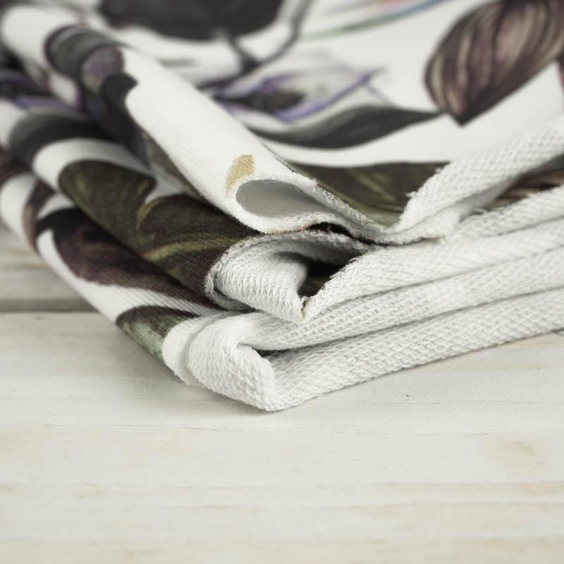 RAJSKIE KWIATY - dresówka pętelkowa SP250