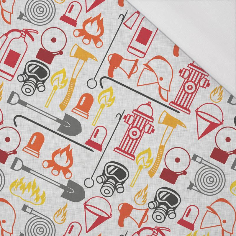 STRAŻ POŻARNA (HOBBY I ZAWODY) - kolorowy / acid - single jersey z elastanem 