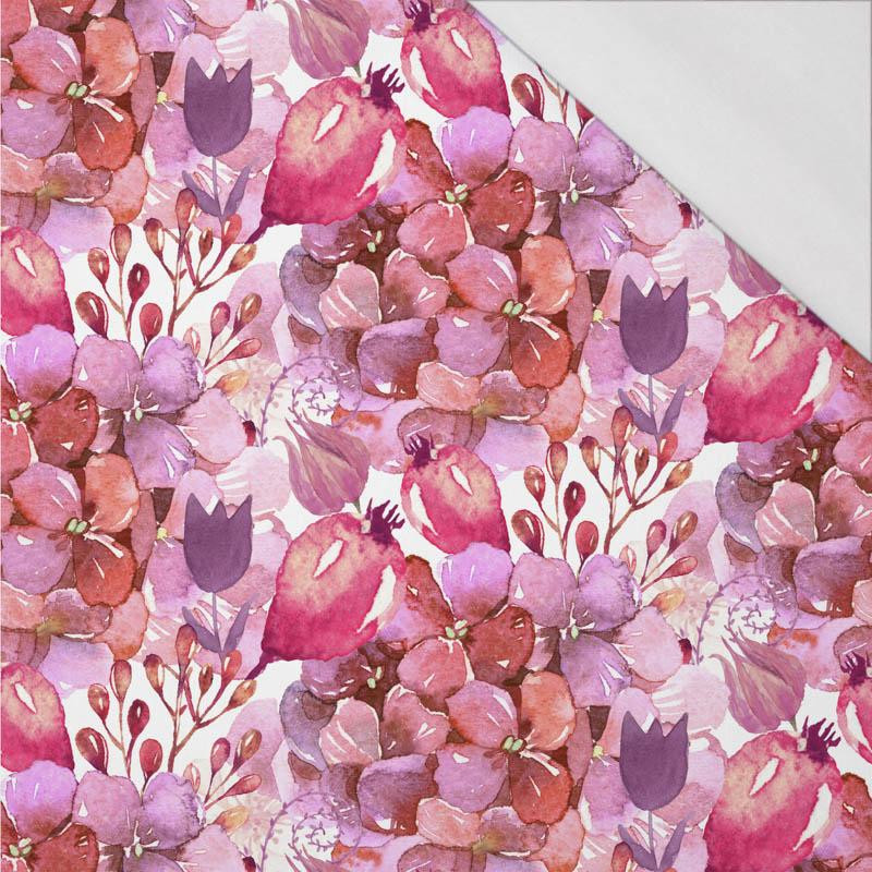 KWIATOWY MIX (NA ŁĄCE) - single jersey z elastanem 