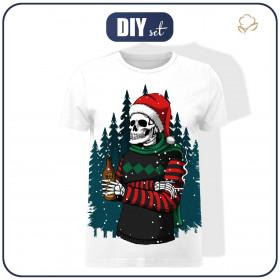 T-SHIRT MĘSKI XXL - JOLLY SKELETON  - single jersey 