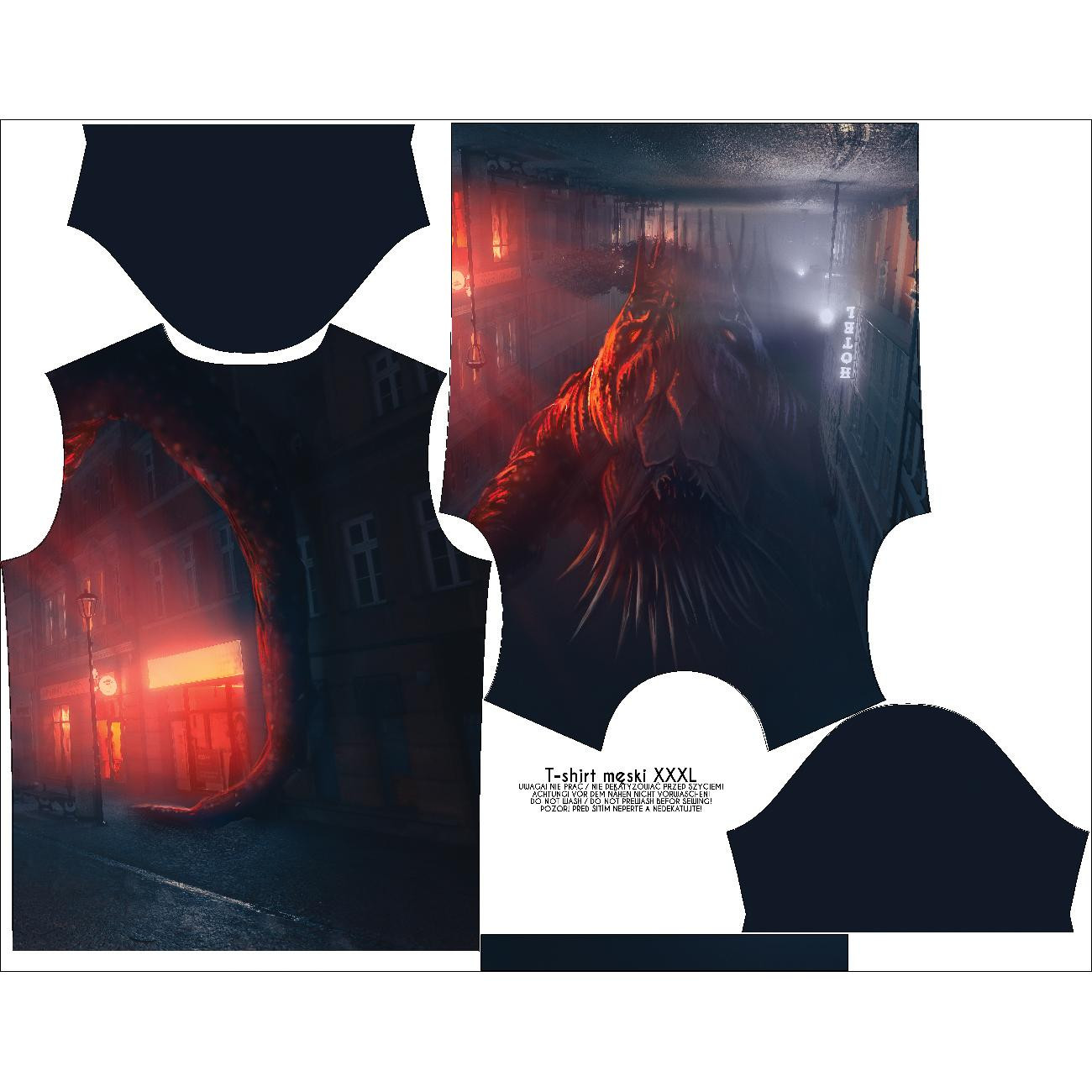 T-SHIRT MĘSKI - SZMARA - zestaw do uszycia