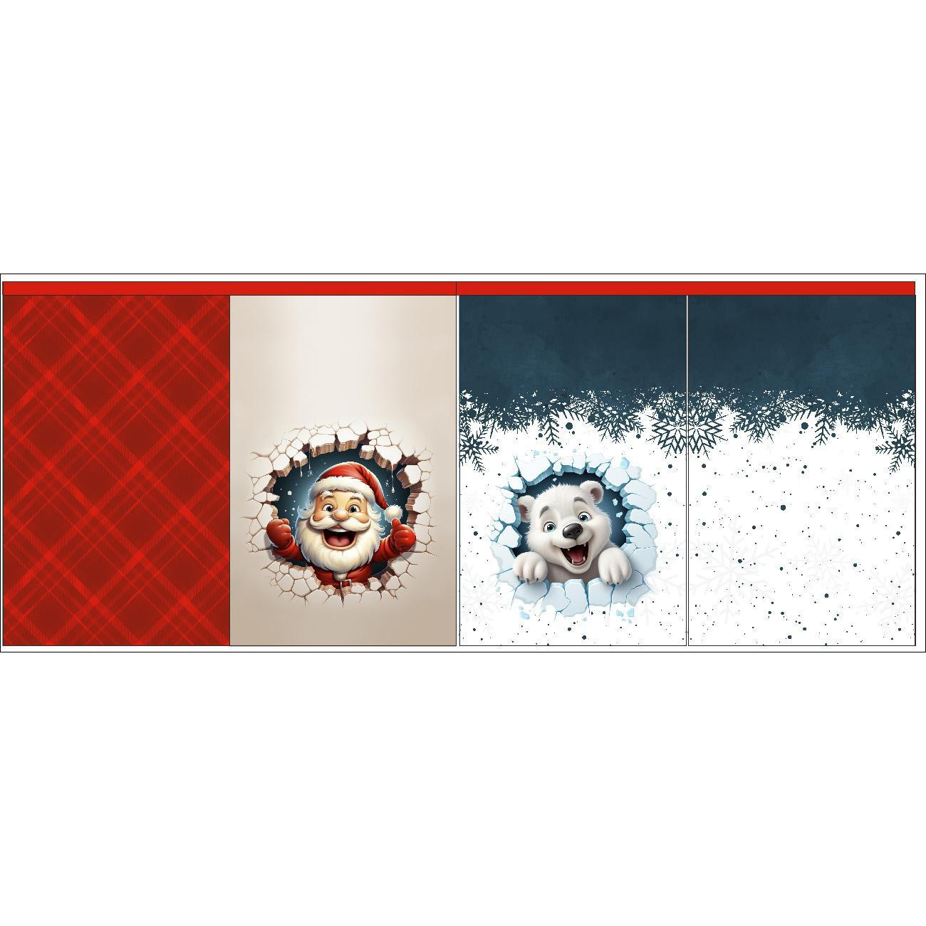 Woreczki prezentowe - HAPPY WINTER WZ. 2 - zestaw do uszycia