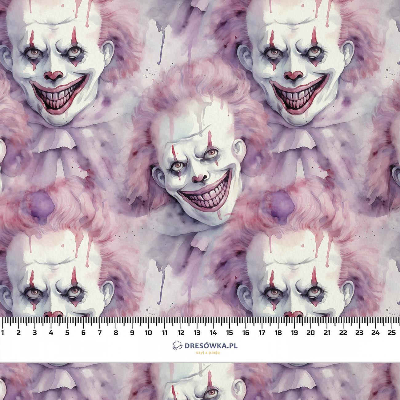 PASTEL HORROR CLOWN WZ. 2 - tkanina szybkoschnąca