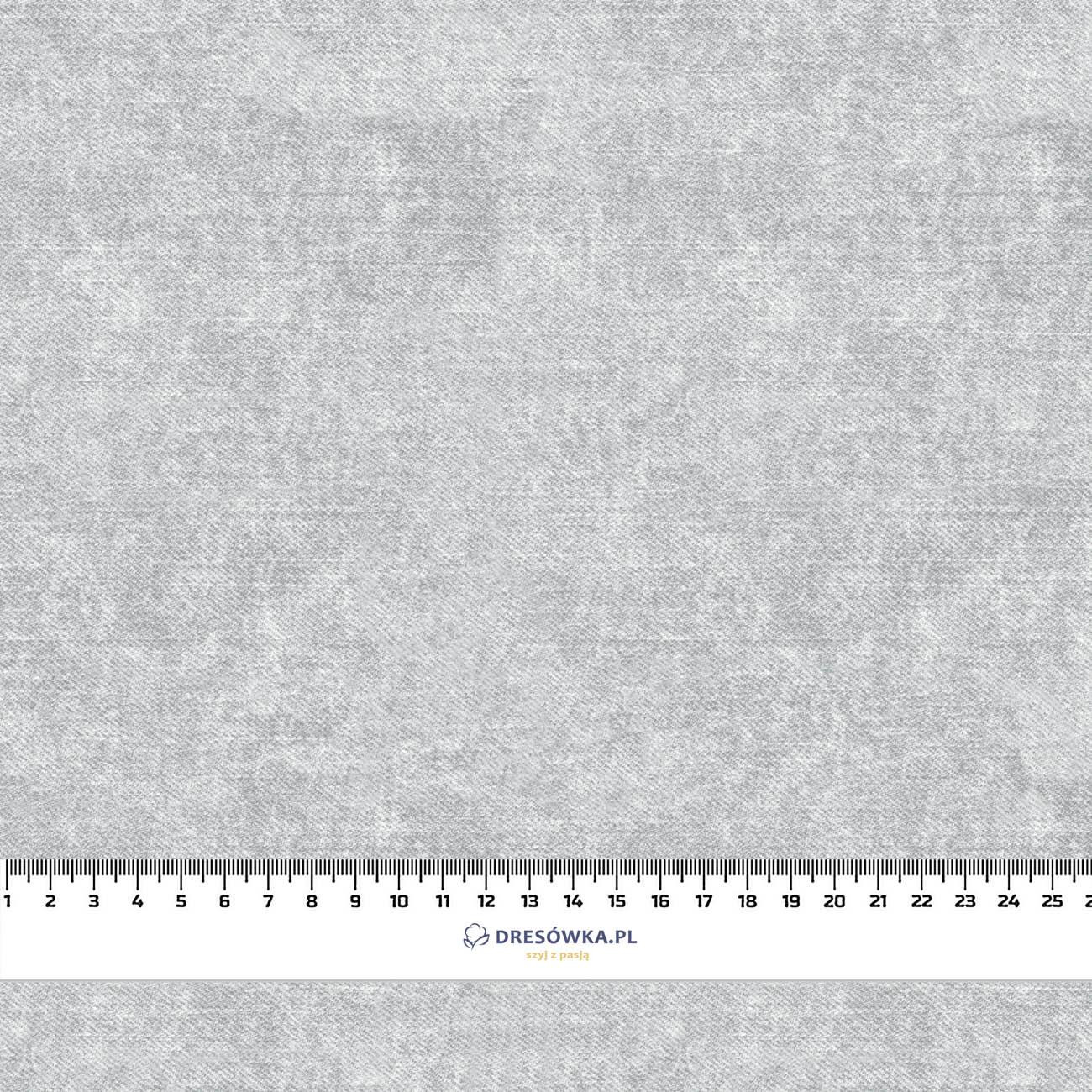 50cm ACID WASH / JASNOSZARY - single jersey z elastanem 