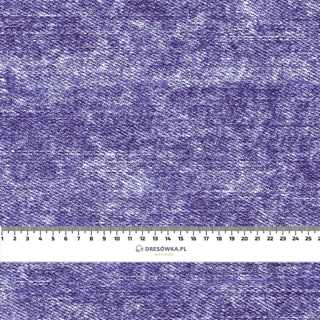 PRZECIERANY JEANS (Very Peri) - single jersey z elastanem 