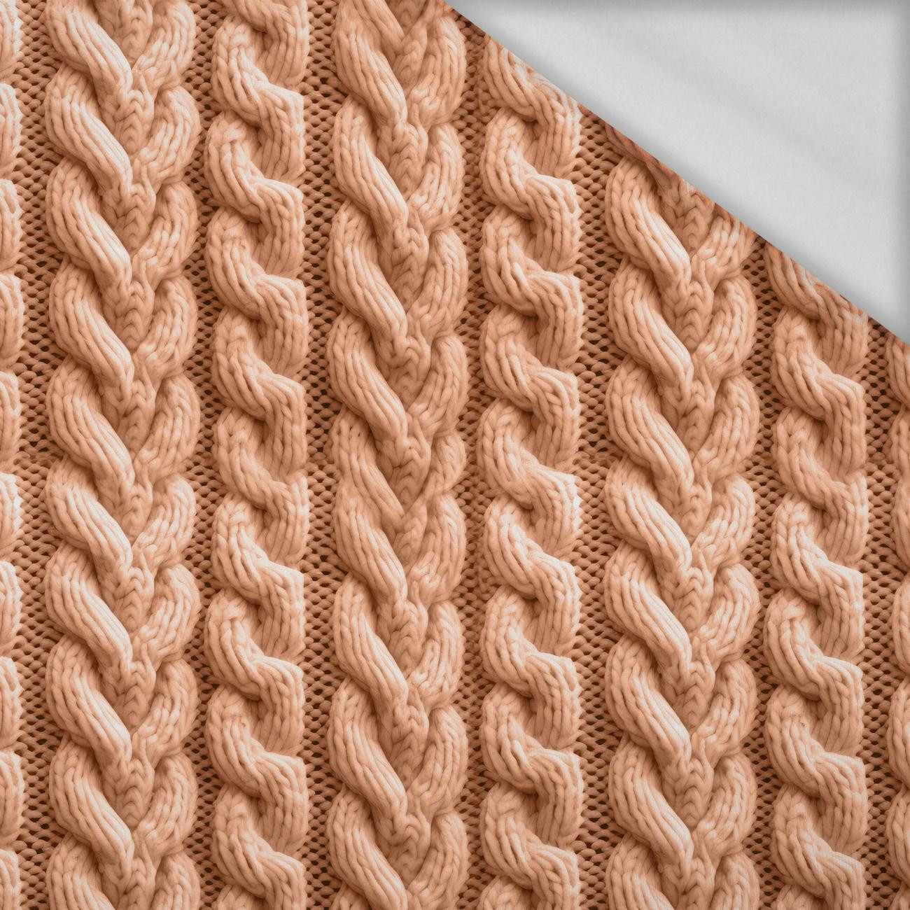 IMITATION SWEATER WZ. 4 / peach fuzz - Thermo lycra