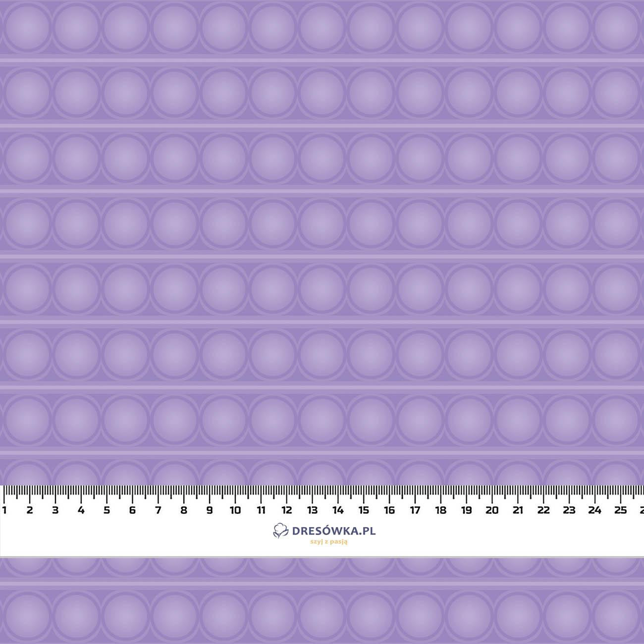 BĄBELKI / wrzosowy - tkanina wodoodporna