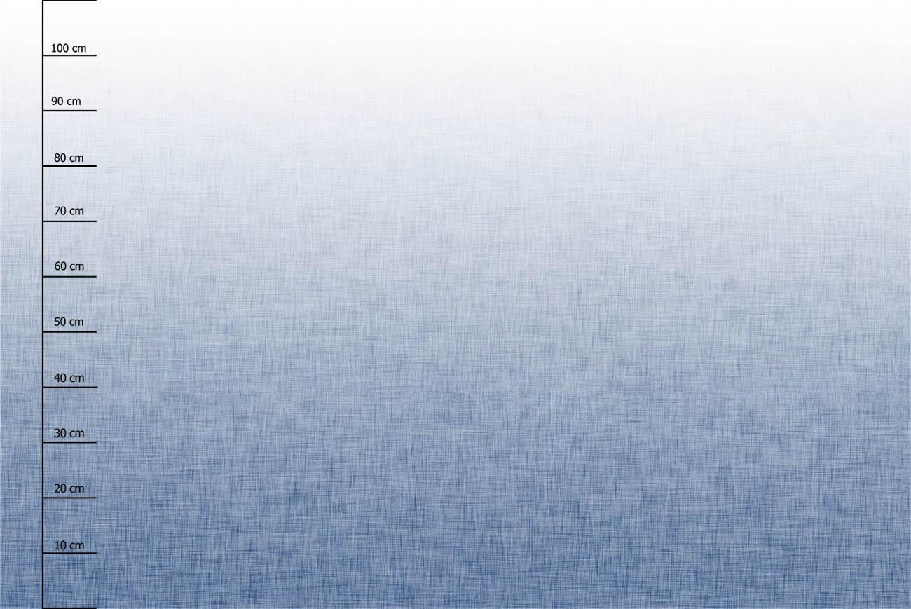 OMBRE / ACID WASH - niebieski (biały) - PANEL PANORAMICZNY (110cm x 165cm)