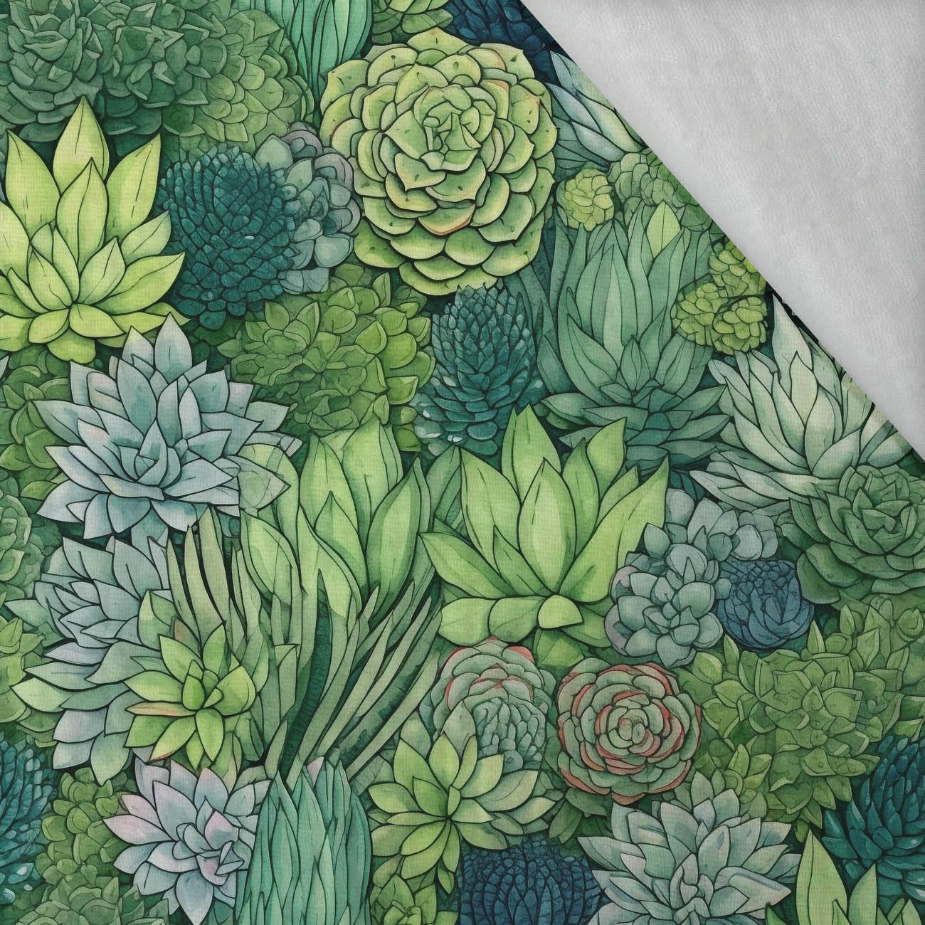 SUCCULENT PLANTS WZ. 5 - Muślin bawełniany