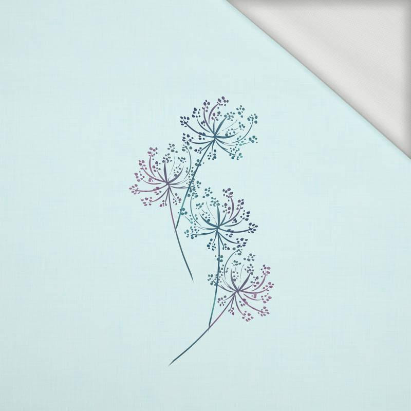 BROKATOWE DMUCHAWCE (WAŻKI I DMUCHAWCE) - panel panoramiczny dzianina pętelkowa (60cm x 155cm)