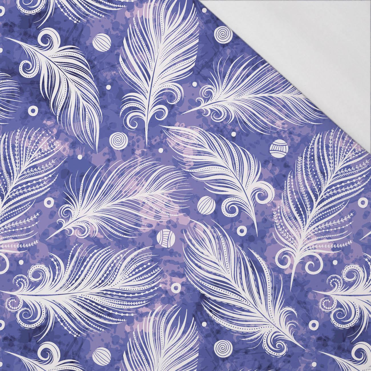 BIAŁE PIÓRKA (Very Peri) - single jersey z elastanem 