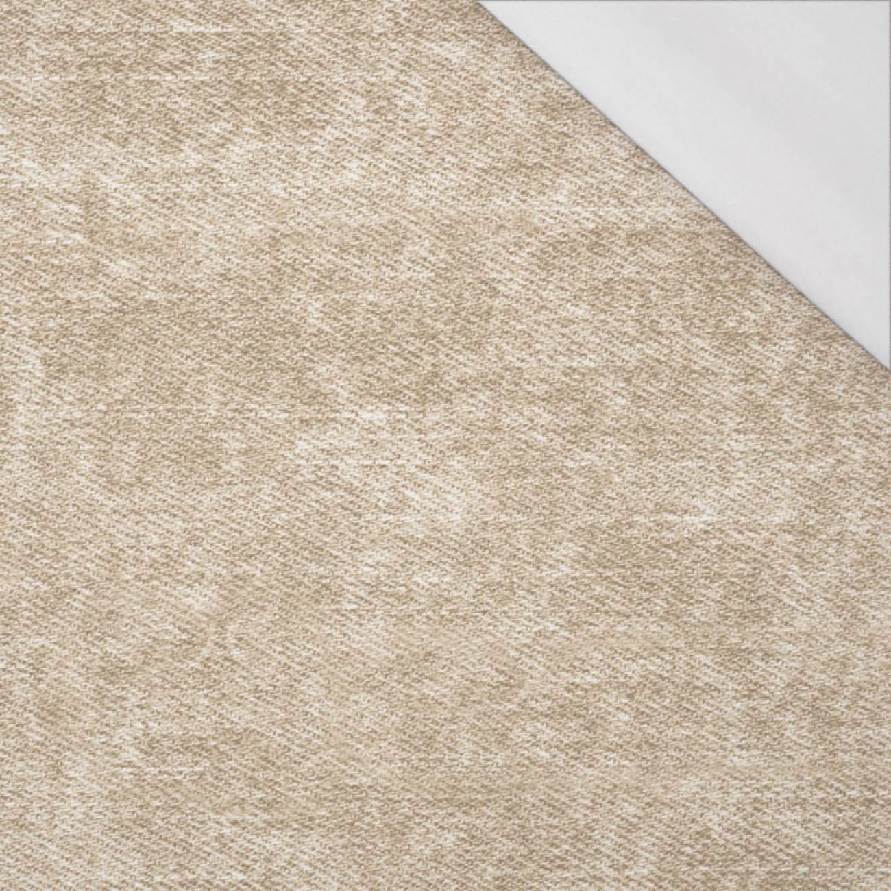 PRZECIERANY JEANS (beżowy) - single jersey z elastanem 