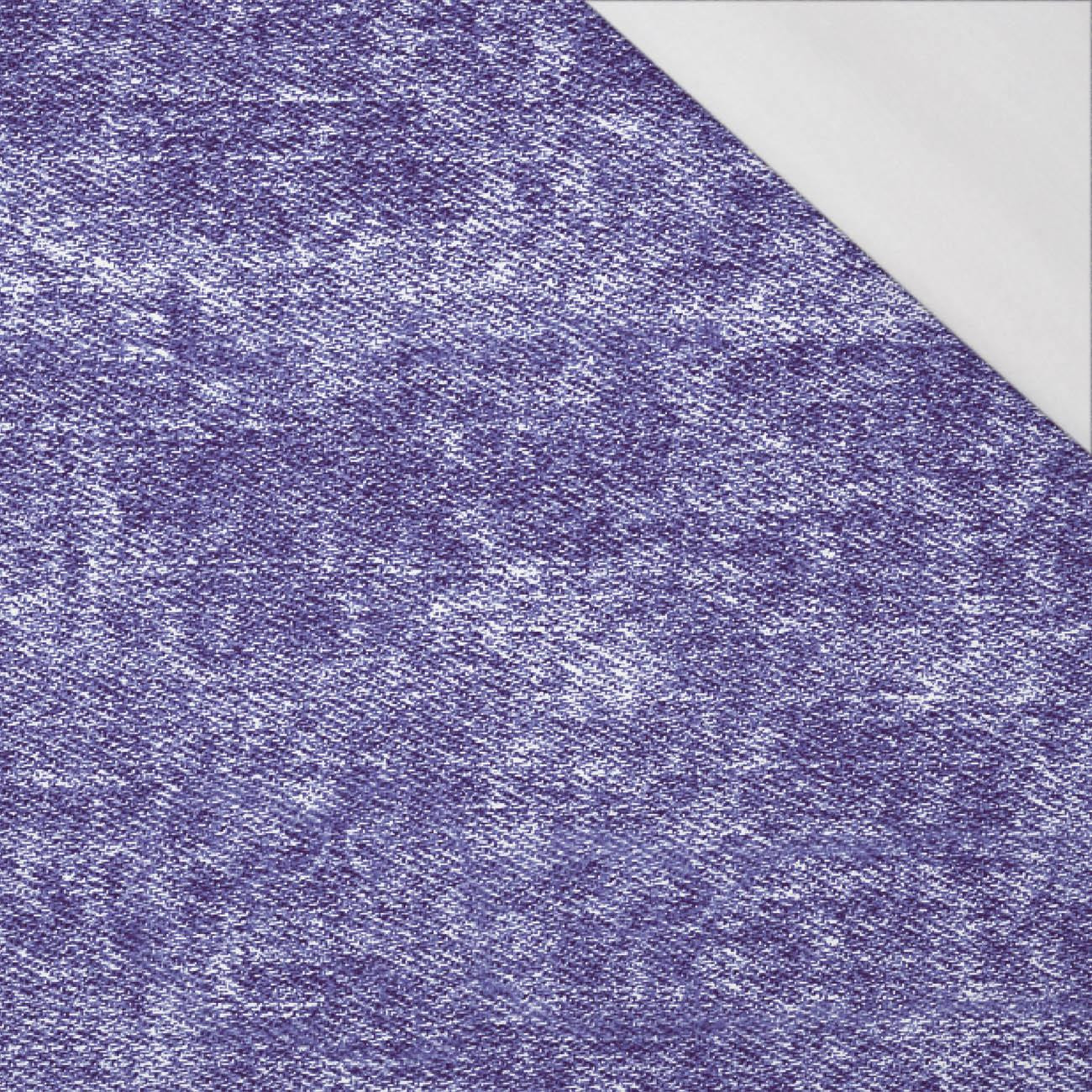 PRZECIERANY JEANS (Very Peri) - single jersey z elastanem 