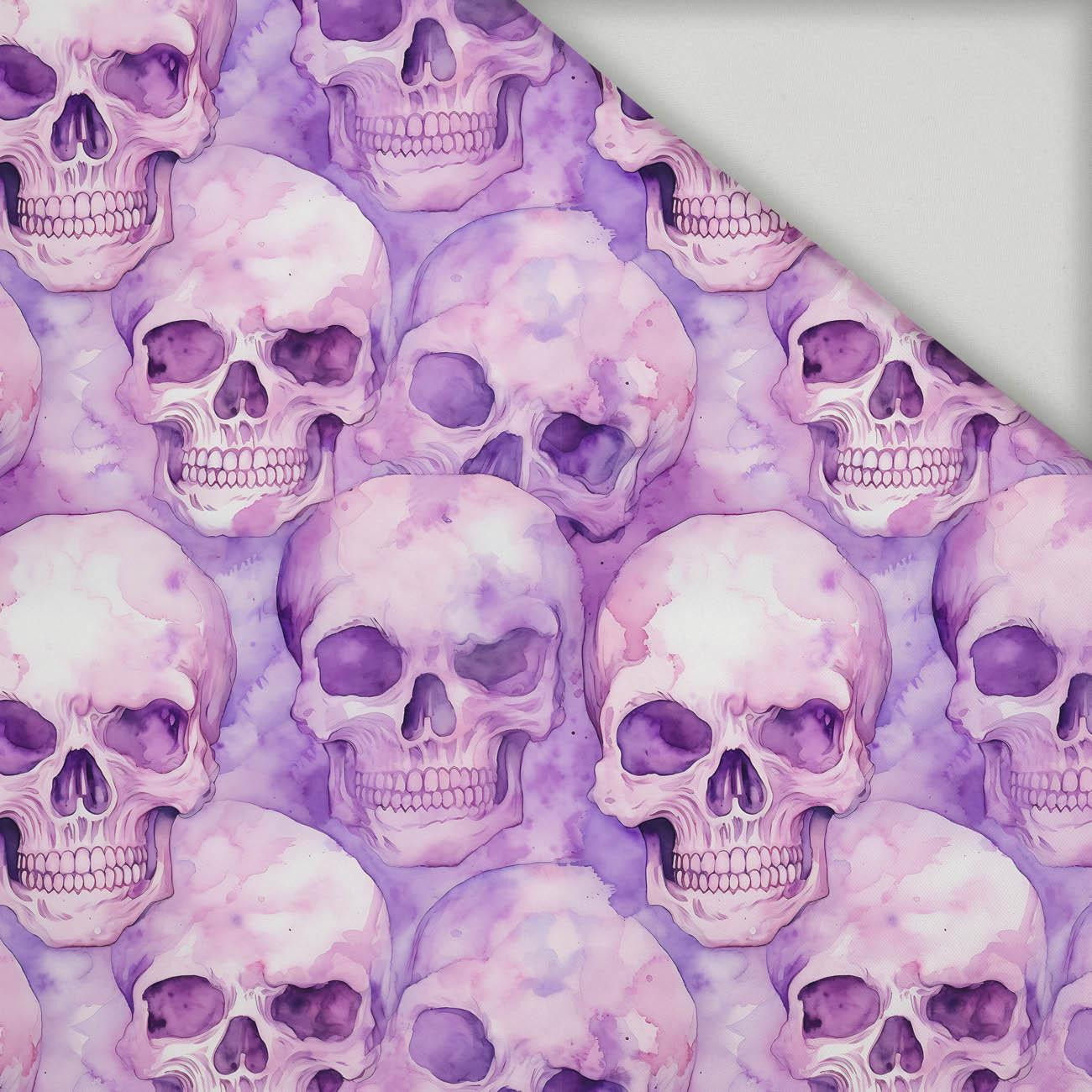 PASTEL SKULL - tkanina szybkoschnąca