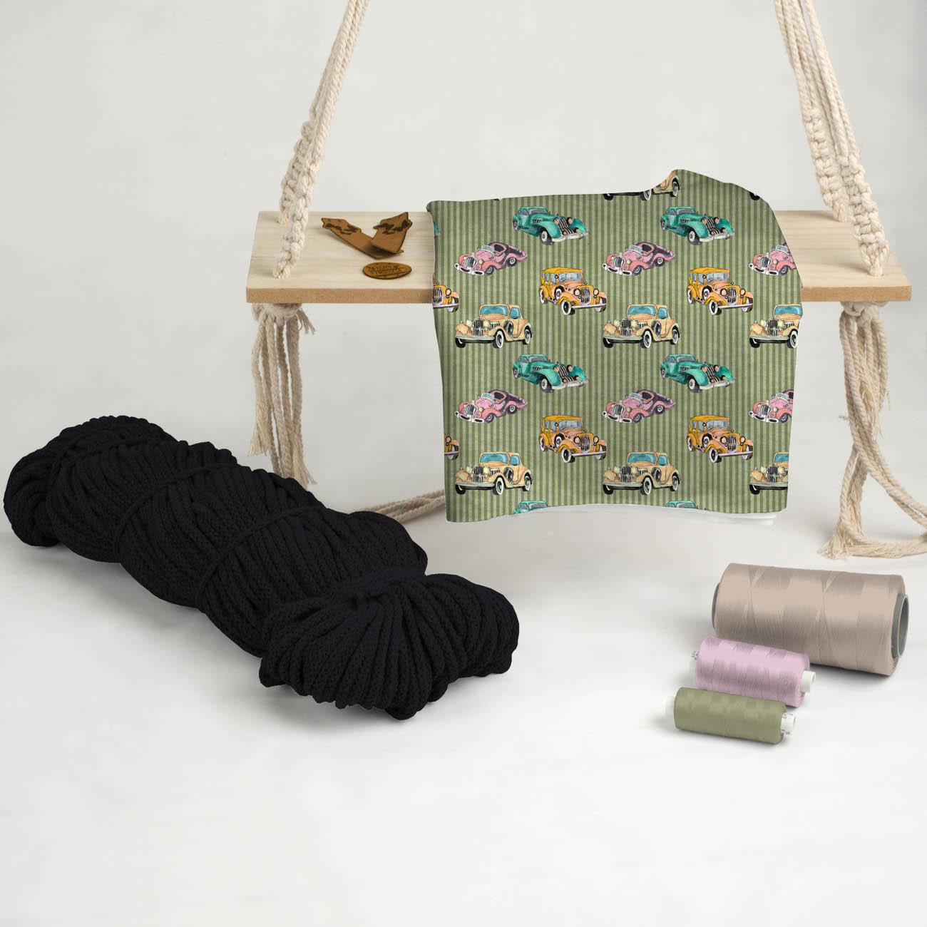 OLD CARS / paski wz. 2 - single jersey z elastanem 