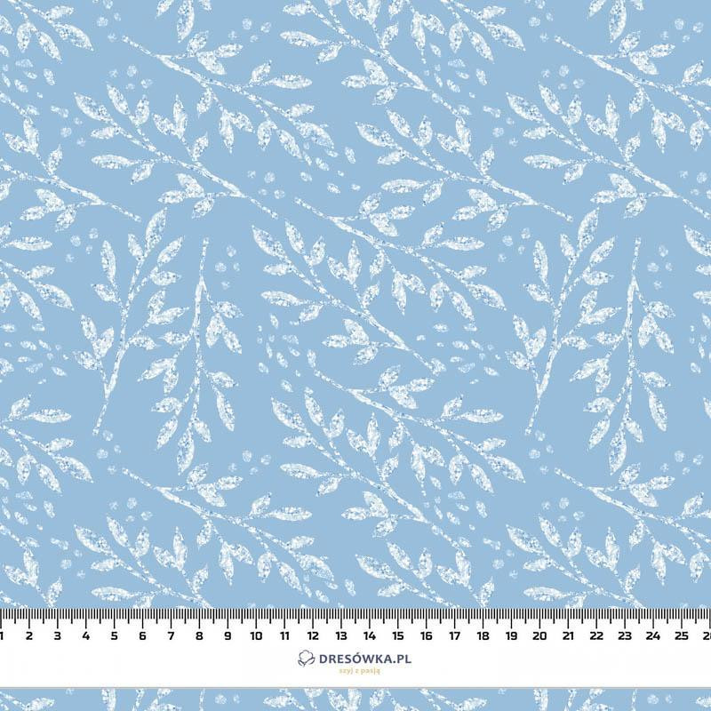 OSZRONIONE GAŁĄZKI (ZACZAROWANA ZIMA) - lekka dzianina drapana