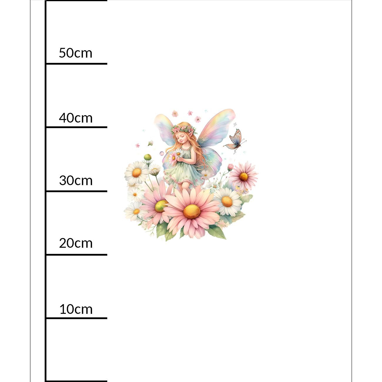 FAIRY WORLD wz.15 - panel (60cm x 50cm) tkanina bawełniana