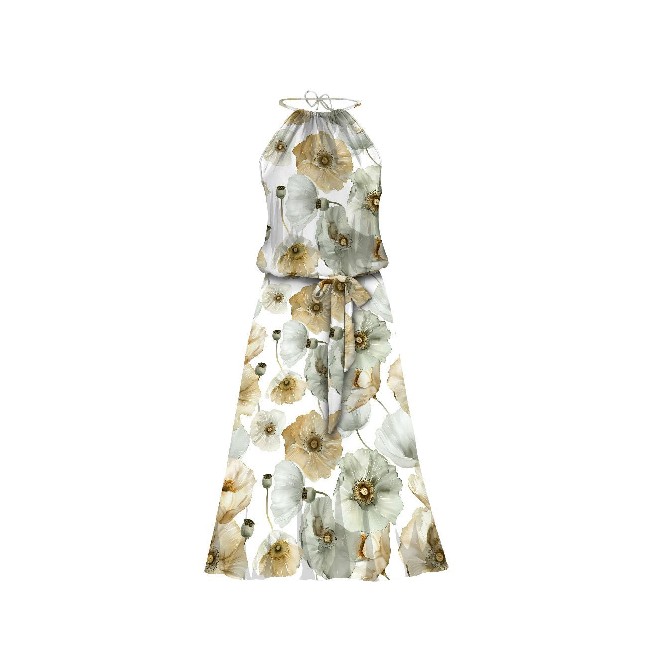 FLOWERS wz.18 - dresówka pętelkowa