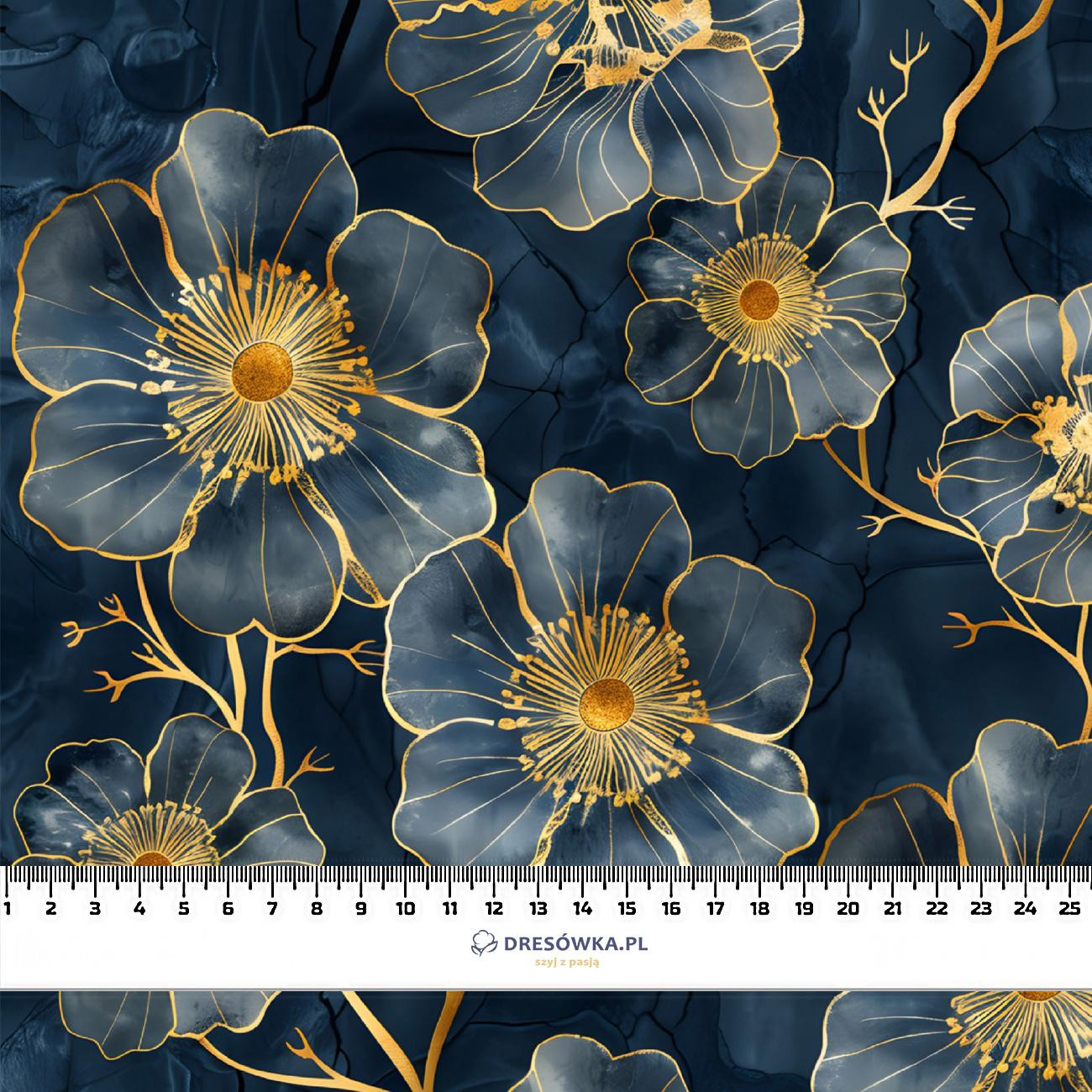 FLOWERS wz.20- Welur tapicerski