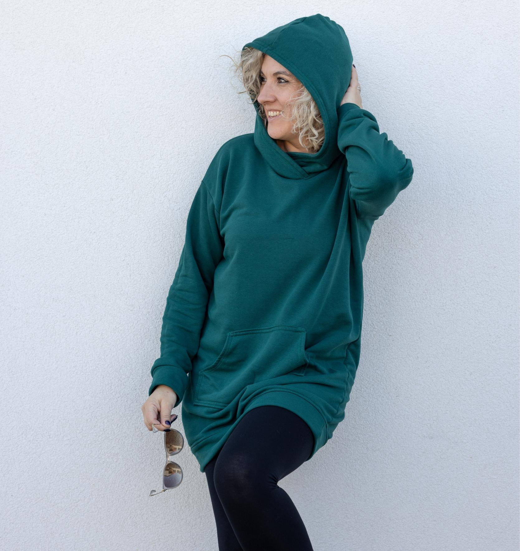 ZESTAW DIY - Bluza kangurka (LUXA) - CHABROWY 