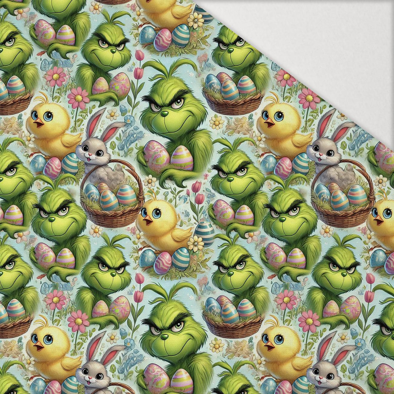 FUNNY EASTER wz.6 - lekka dzianina drapana
