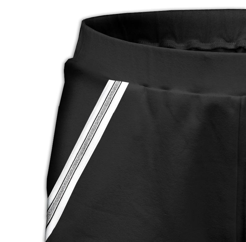 Spodnie dresowe damskie - czarny L-XL