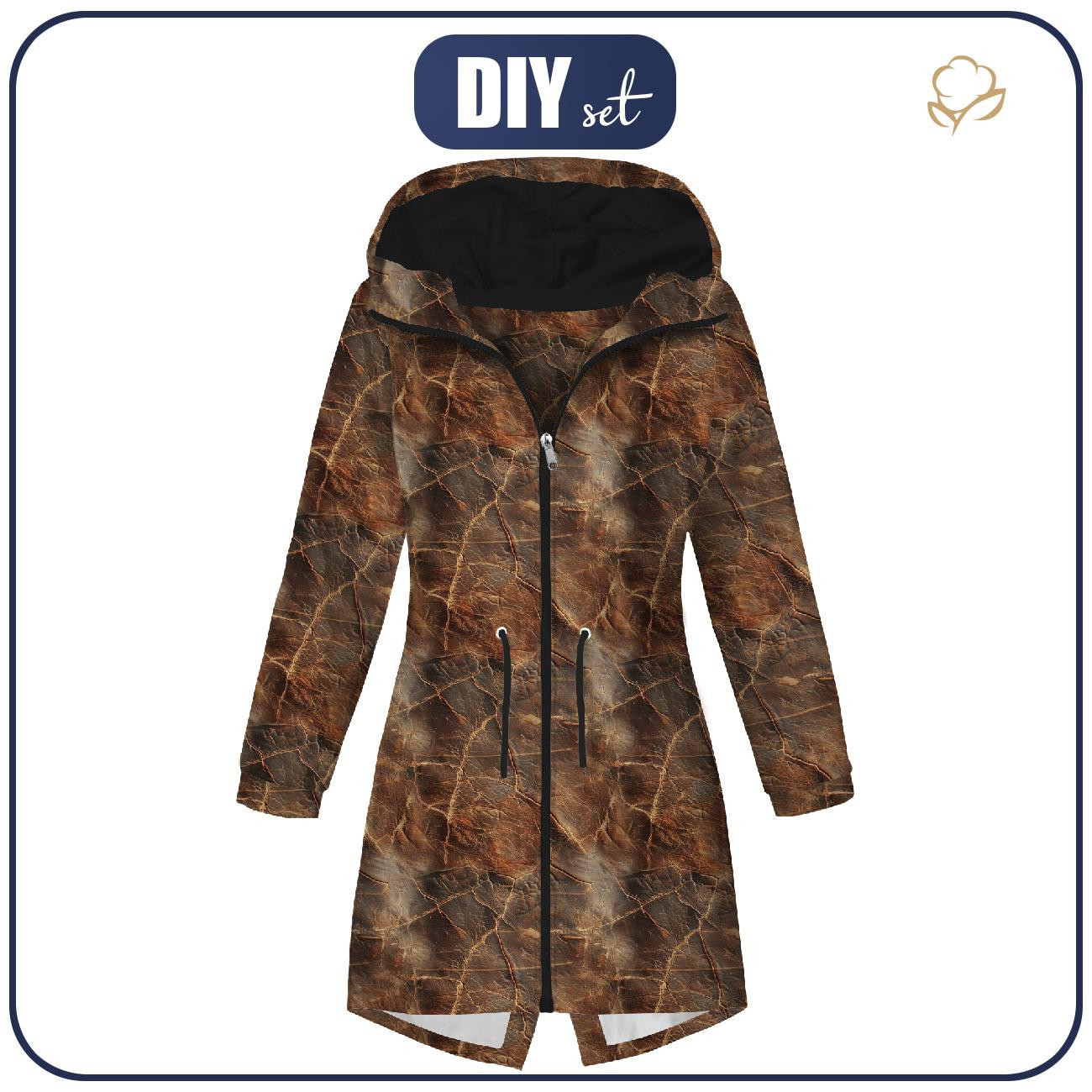 PARKA DAMSKA (ANNA) - LEATHER PATTERN WZ.6 - zestaw do uszycia