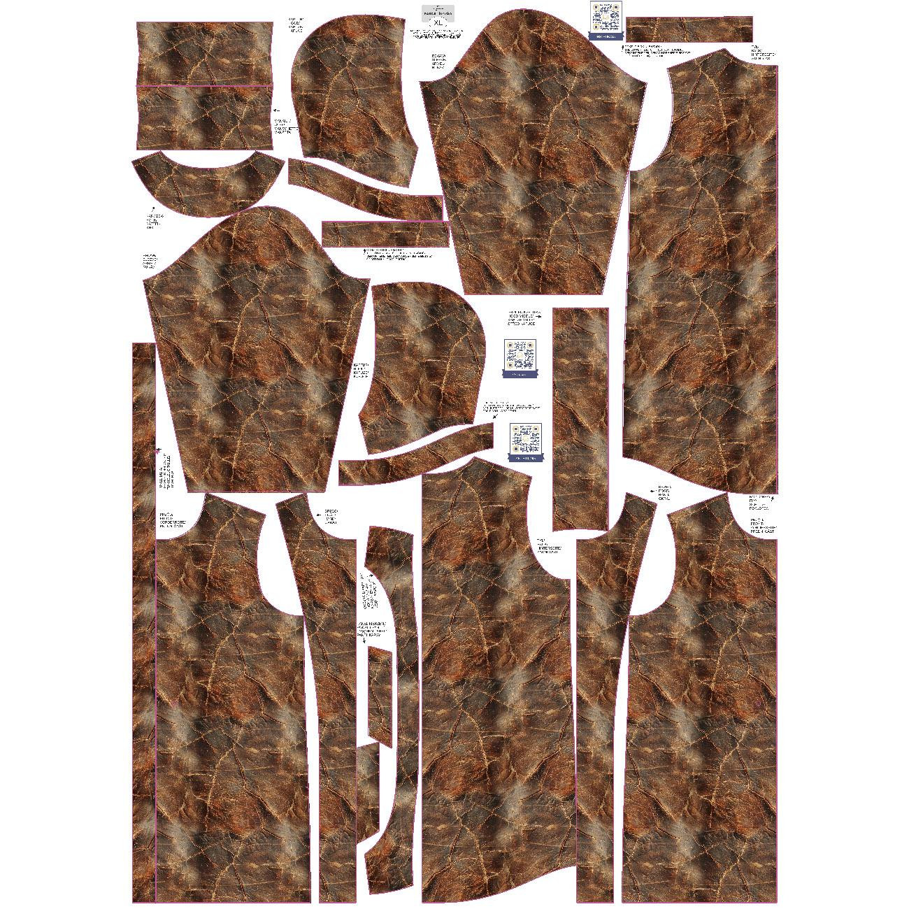 PARKA DAMSKA (ANNA) - LEATHER PATTERN WZ.6 - zestaw do uszycia