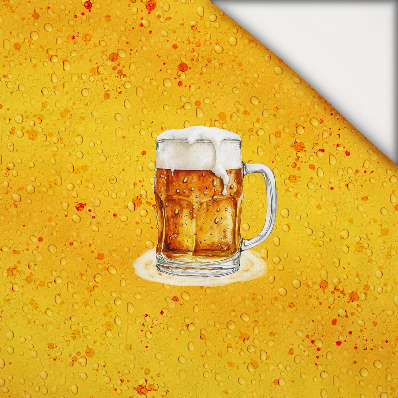 OKTOBERFEST BEER WZ.1 - panel (75cm x 80cm) lekka dzianina drapana