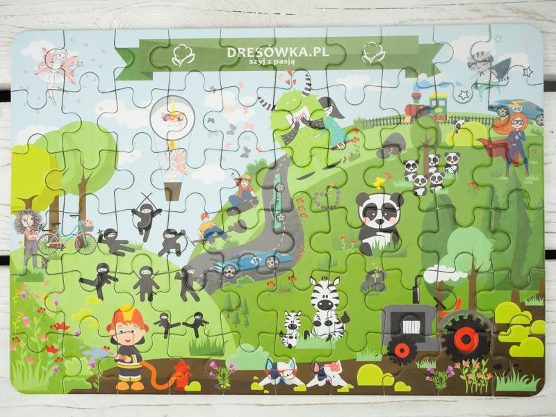 Puzzle “Dresówkowi Bohaterowie”