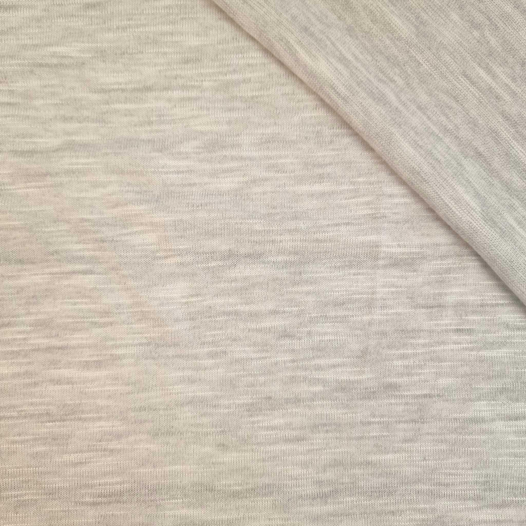 PŁOMYK jersey bawełniany - MELANŻ BEŻOWY - 170g