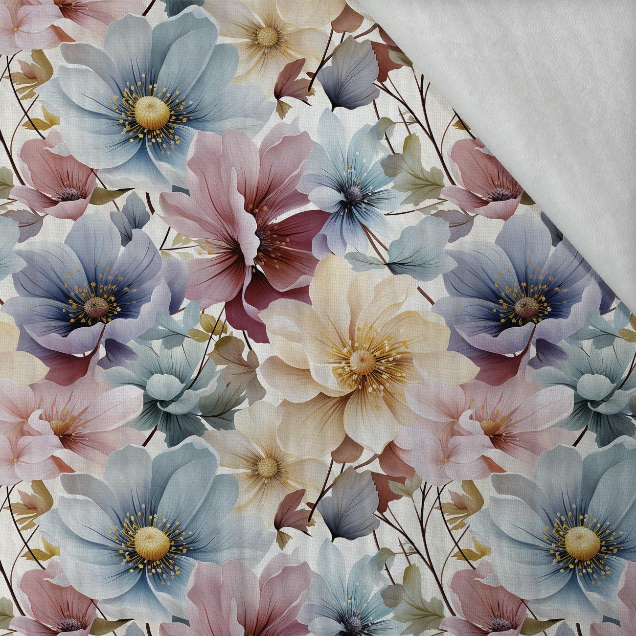 PASTEL FLOWERS WZ.13 - Muślin bawełniany