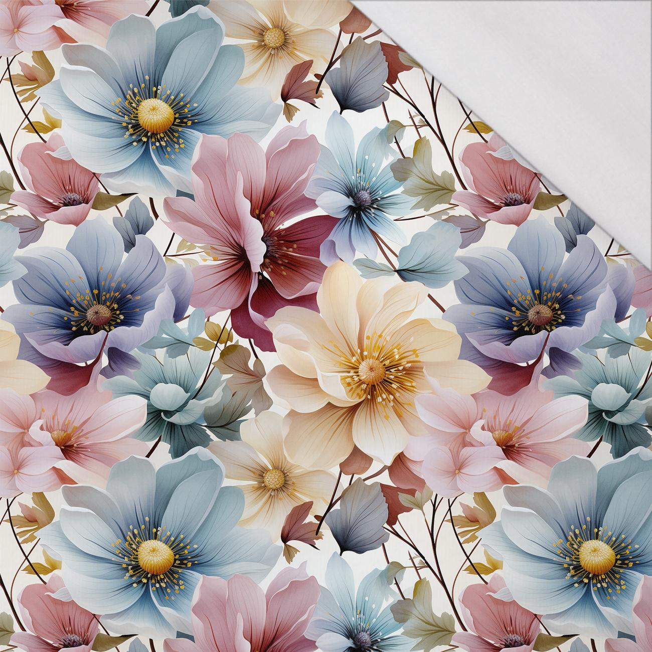 PASTEL FLOWERS WZ.13 - single jersey 