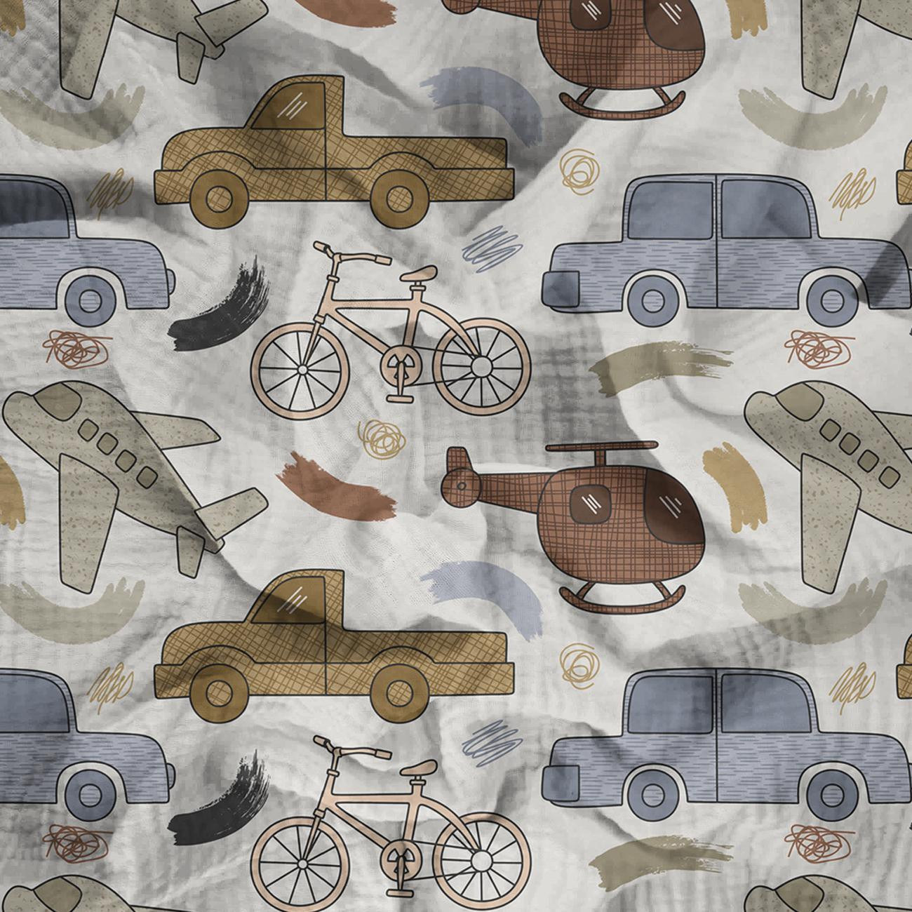 POJAZDY wz. 3 - Muślin bawełniany