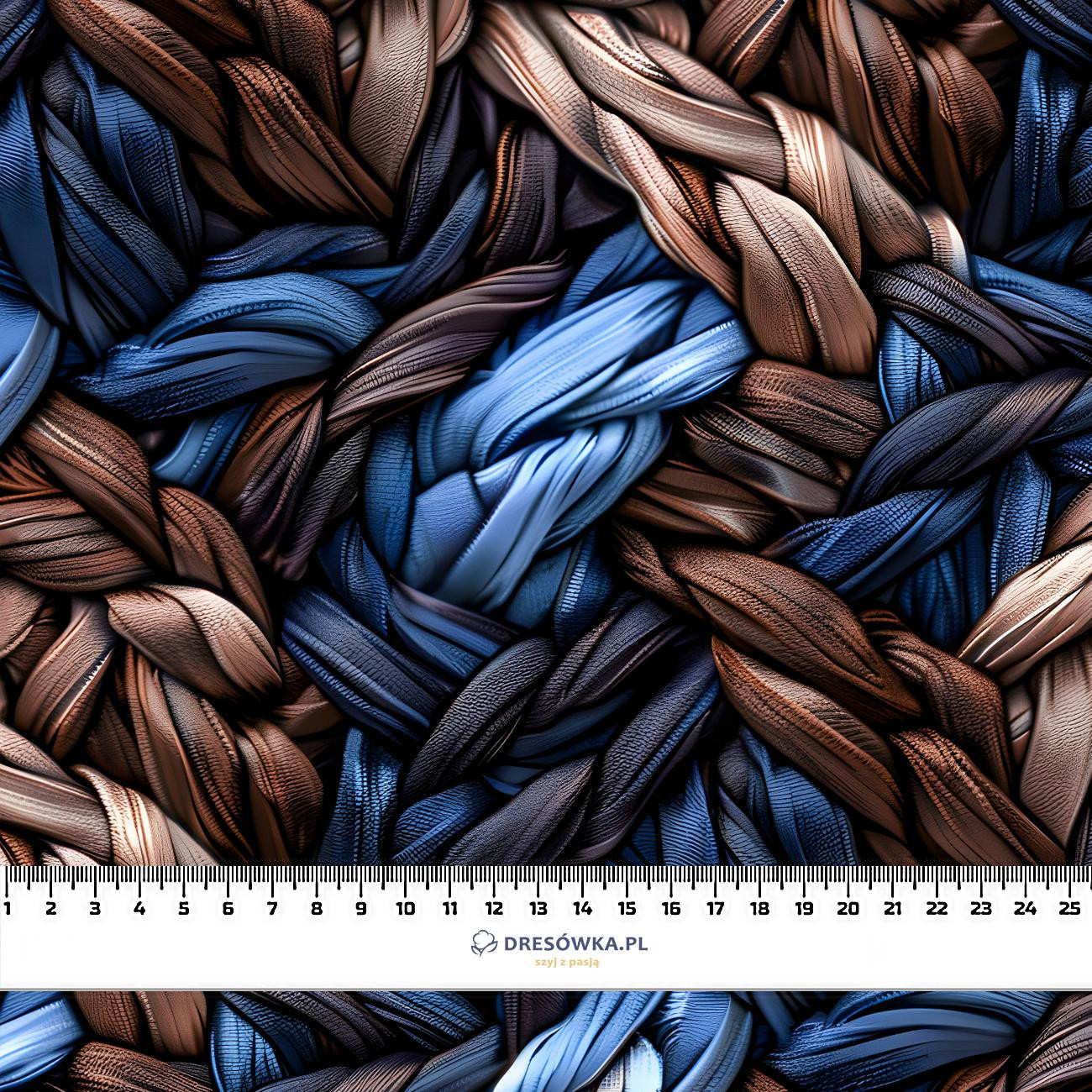 RATTAN 2/ Mocha Mousse  - tkanina wodoodporna