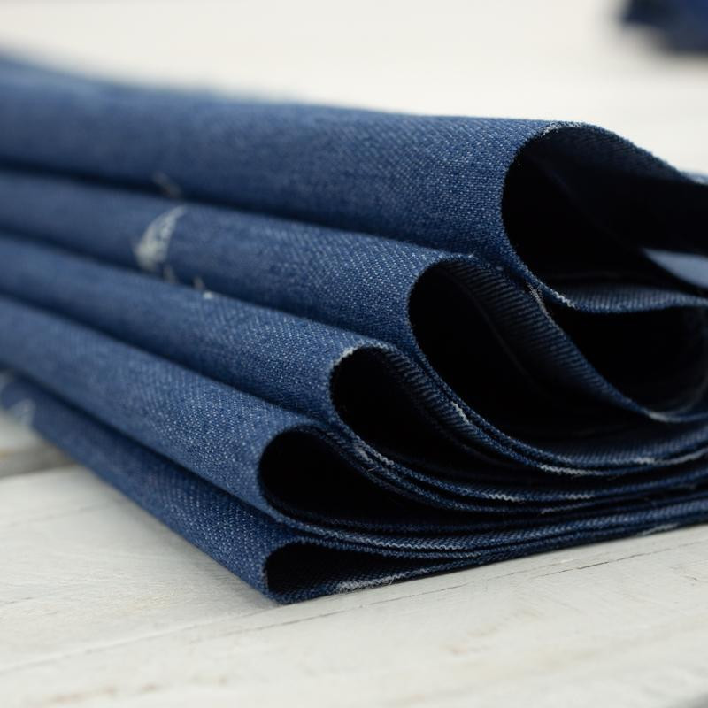 SAMOLOTY / jasny jeans - tkanina jeansowa TJ195