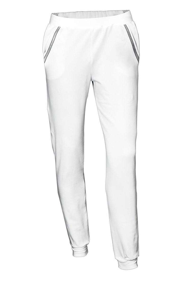 Spodnie dresowe damskie - biały S-M