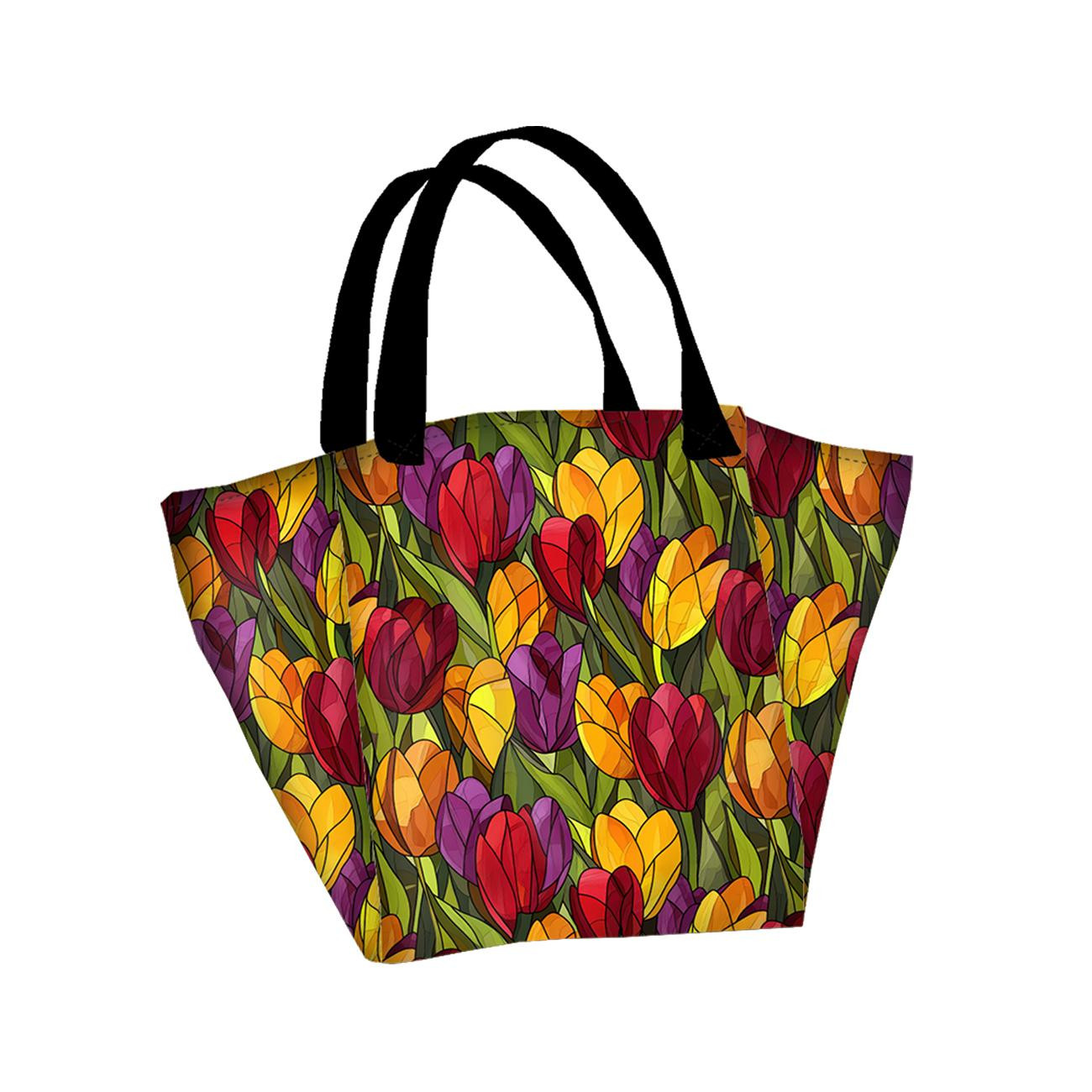 Torba XL z saszetką 2 w 1 - STAINED GLASS WZ.21 - zestaw do uszycia