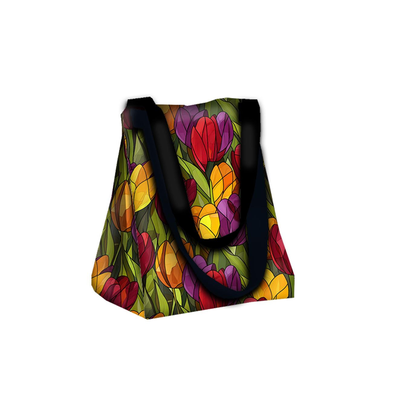 Torba XL z saszetką 2 w 1 - STAINED GLASS WZ.21 - zestaw do uszycia