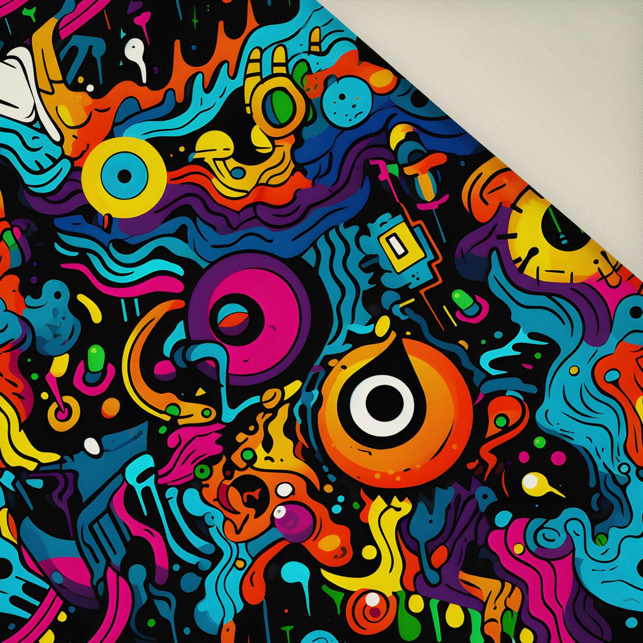 STREET GRAFFITI wz.5- Welur tapicerski