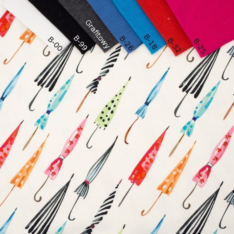 PARASOLKI - single jersey z elastanem TE210