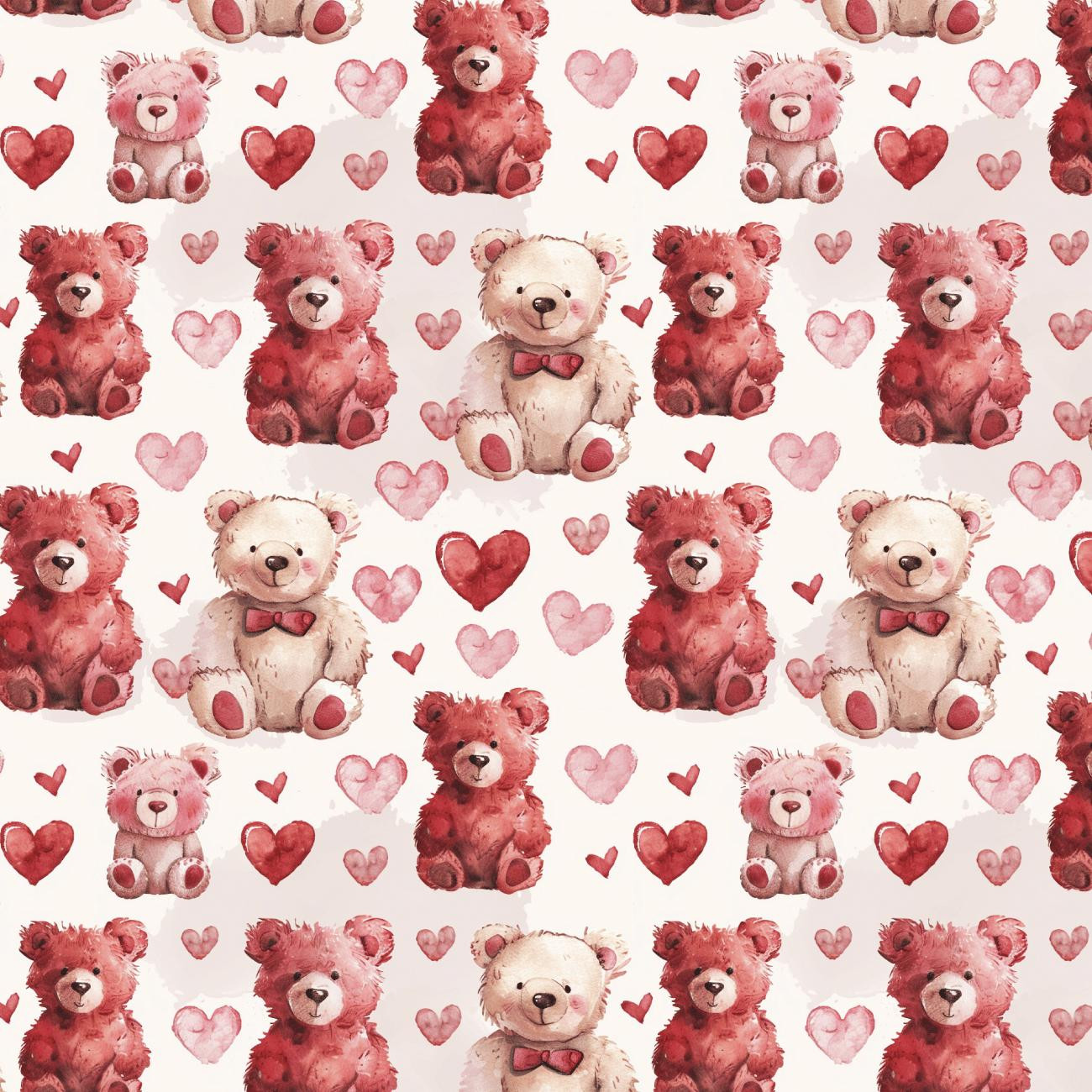 VALENTINE'S DAY 5 - Muślin bawełniany