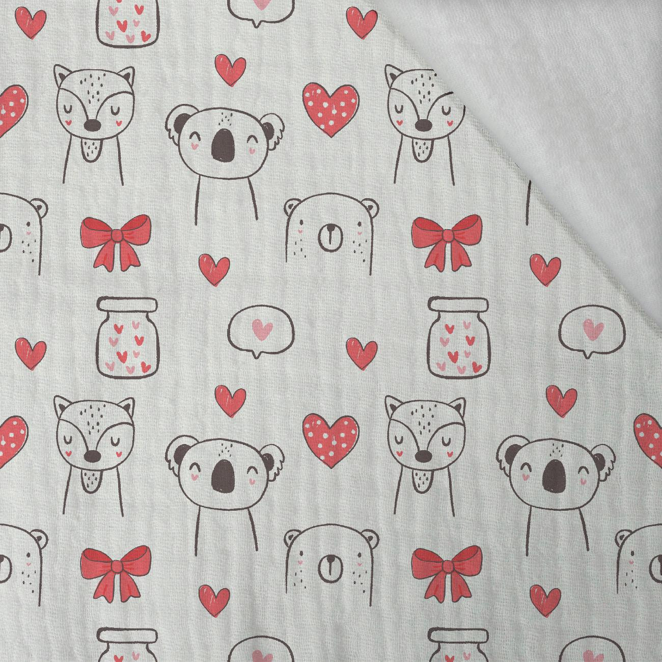 VALENTINE'S DAY 18 - Muślin bawełniany