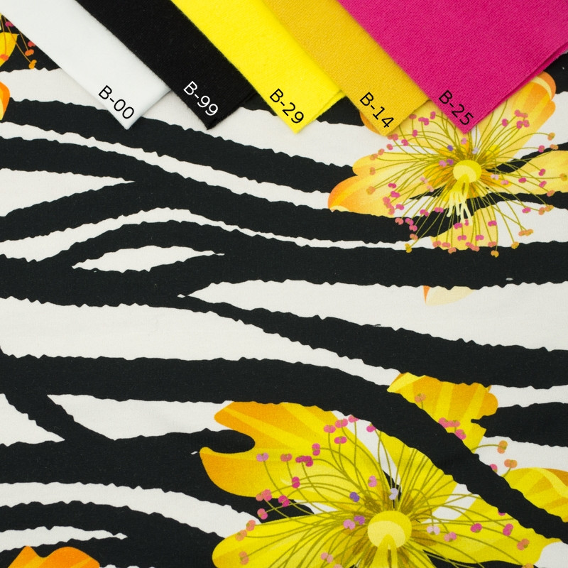 WANILIOWA ZEBRA - Jersey wiskozowy WE210